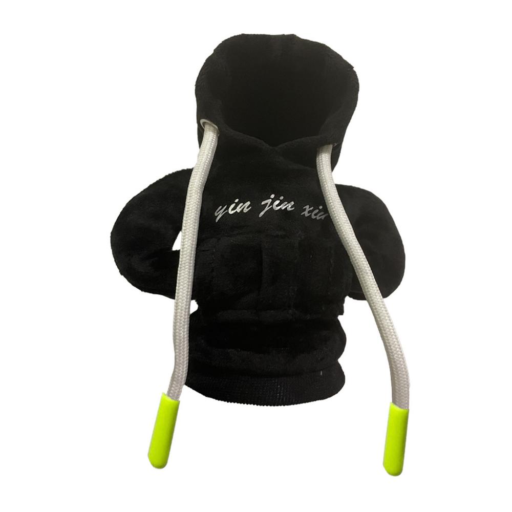 Gear Shift Knob Cover Car Shifter Knobs Cover Mini Hoodie Car Shift Protector Hooded Shirt Gear Stick Case Car Accessories