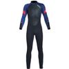 Wetsuit Full Suit 5mm Bag Zip Fleece Lining Diving Scuba Diving Snorkeling Marine Sports Snorkel Size Men's D530186M-M