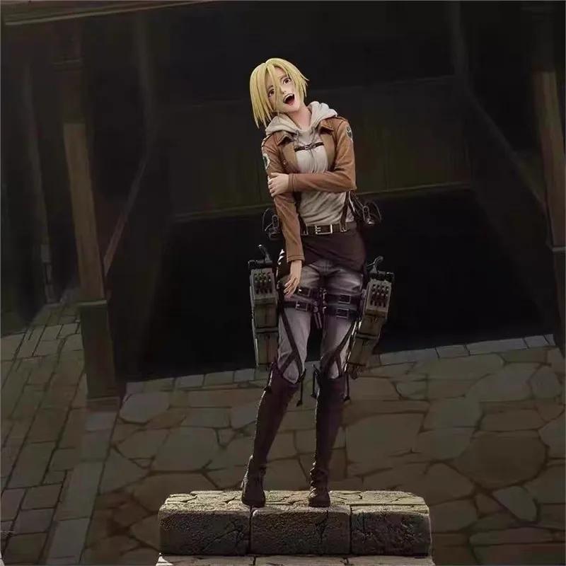 Attack On Titan Annie Leonhart Full Painted Gk Action Figure Anime Collectible Toy Statue Desktop Decor For Manga Collectors