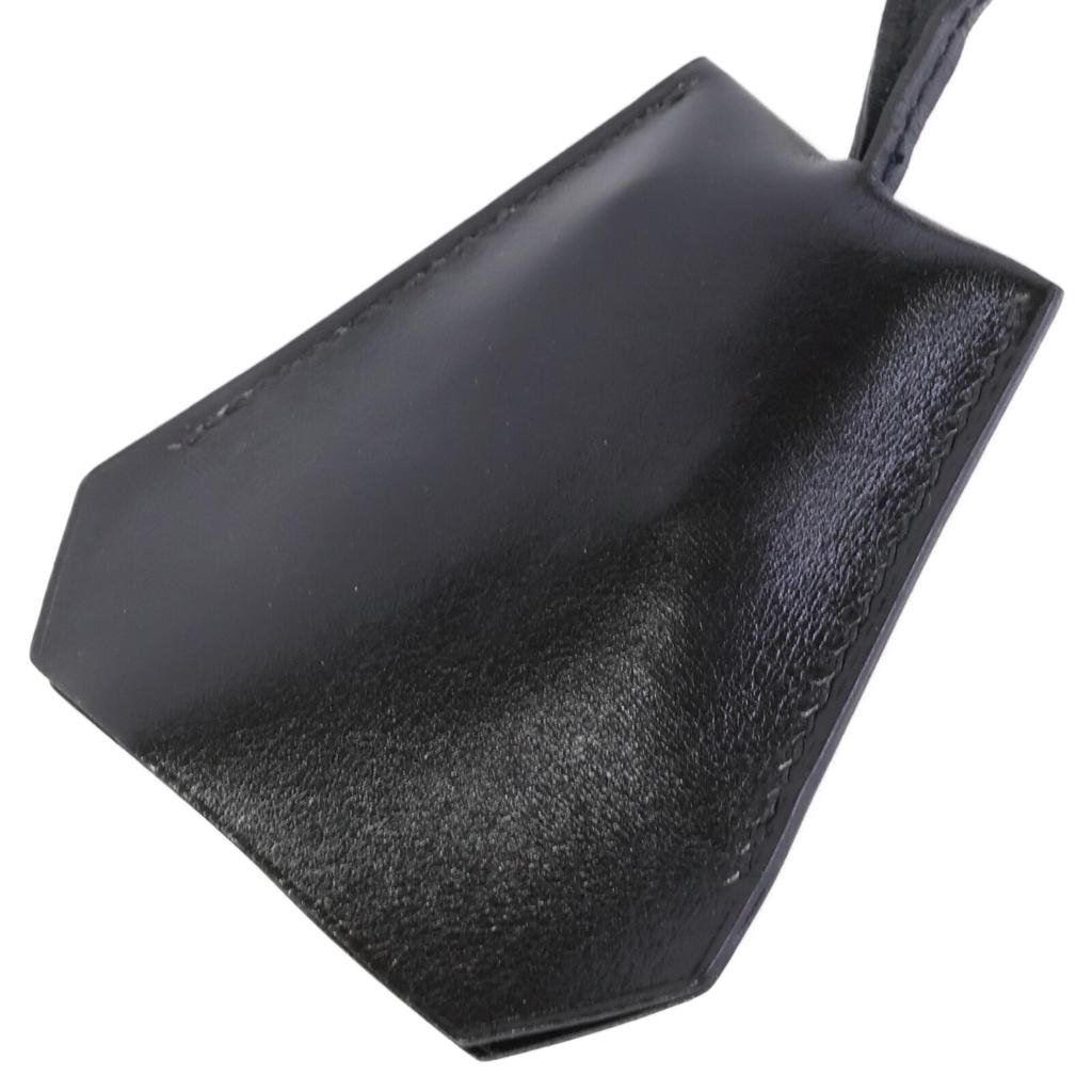 HERMES Long Clochette Necklace blackUsed