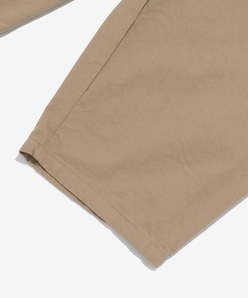 CARGOBROS Washed Cotton Curved Pants (Beige)
