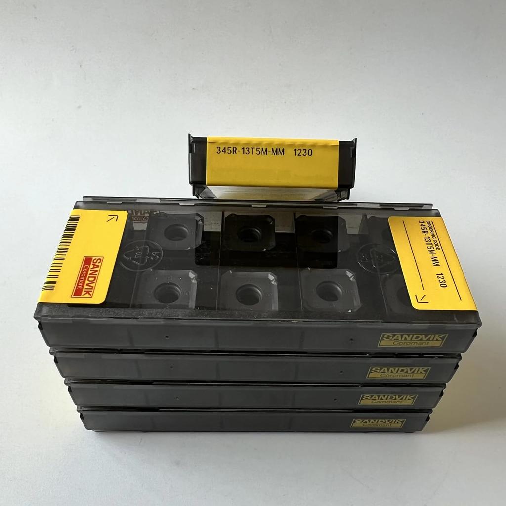 Original Sandvik / 345R-13T5M-MM 1230 / CNC lathe carbide blade 10 Pcs