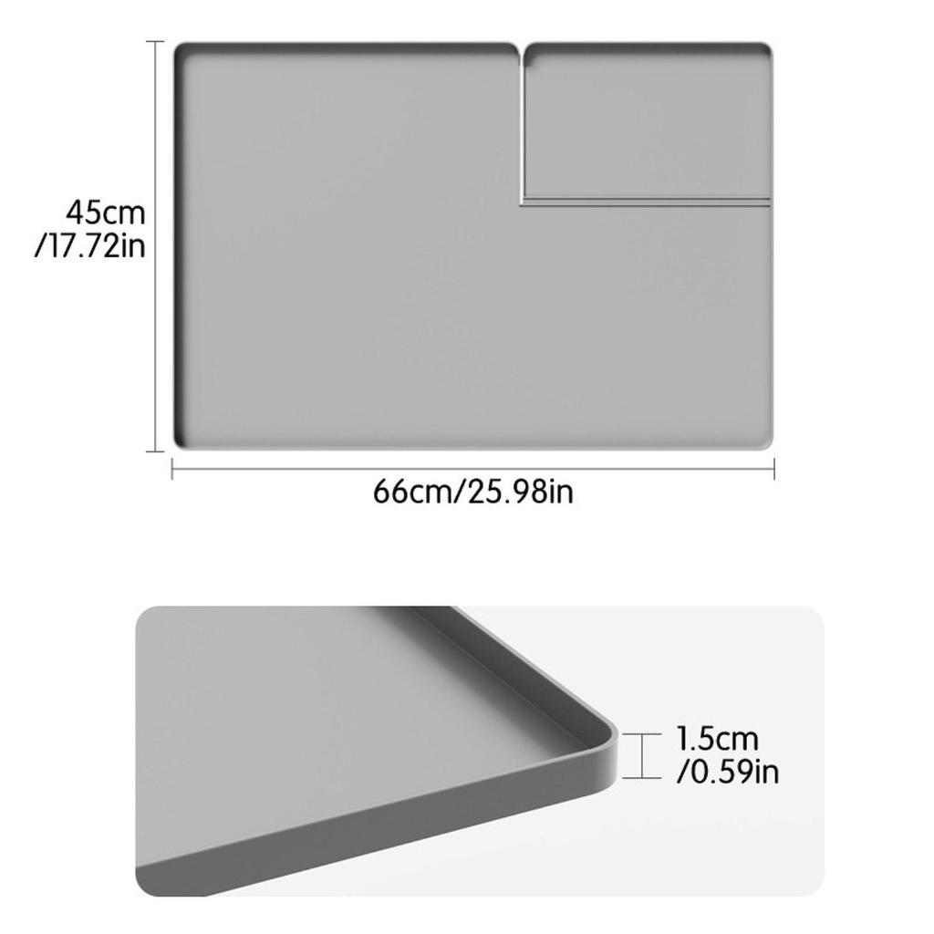 Washing Machine Cover, Protector Washing Machine Cover Pad, Leakproof Reusable Silicone Washer and Dryer for Home Kitchen,