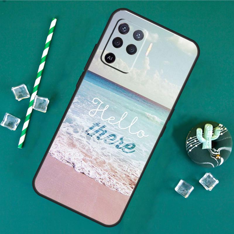 Nice summer Case For Oppo A60 A40 A80 A16 A76 A96 A18 A38 A58 A78 A98 A91 A15 A17 A74 A94 A54 A57S Cover