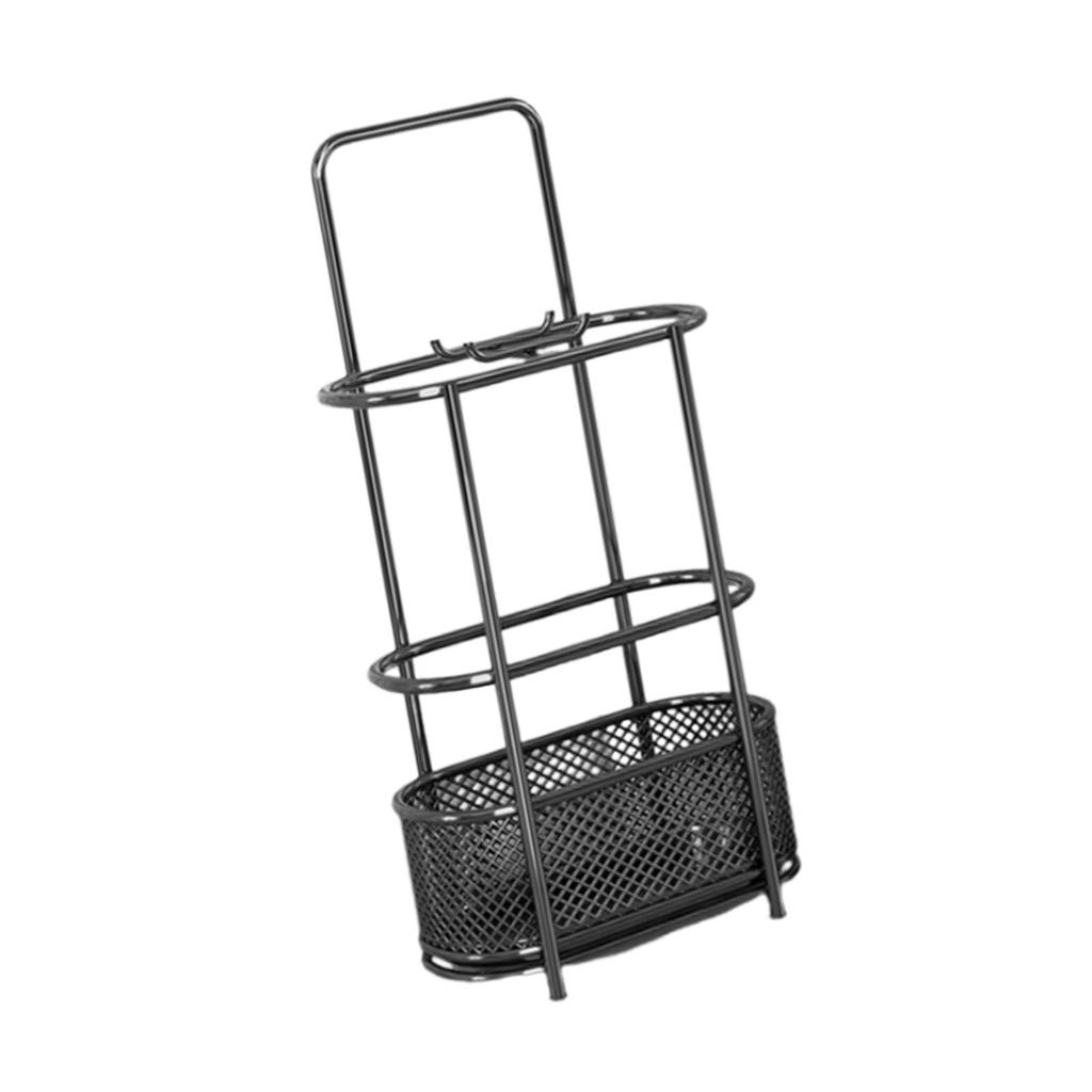 Durable Iron Umbrella Holder Large Capacity Entryway Storage Organizer Rack for Home Hotel or Commercial Buildings