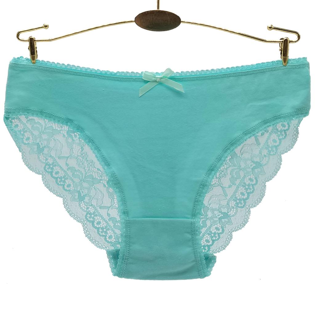 Hot Sale Low Rise Underwear Underpants Ladies Panty Sexy Lace Lingerie Women's See Through Panties  Lot/ 6 Pcs