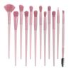 12 Makeup Brushes Eye Set, Eyeshadow Brush, Eyeliner Brush, Eyebrow Brush, Smudge Brush, Fan Brush, Makeup Tool.