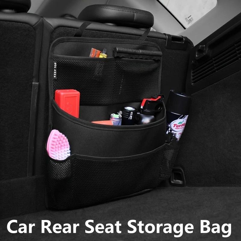 Universal Car Trunk Organizer Backseat Storage Bag Oxford Seat Multi-use Back Automobile Capacity Adjustable Interior Storage