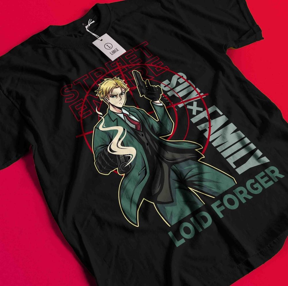

Spy X Family T-Shirt Anya Tshirt Loid Yor Forger Shirt Bond Sylvia Tee Damian BB1347 L