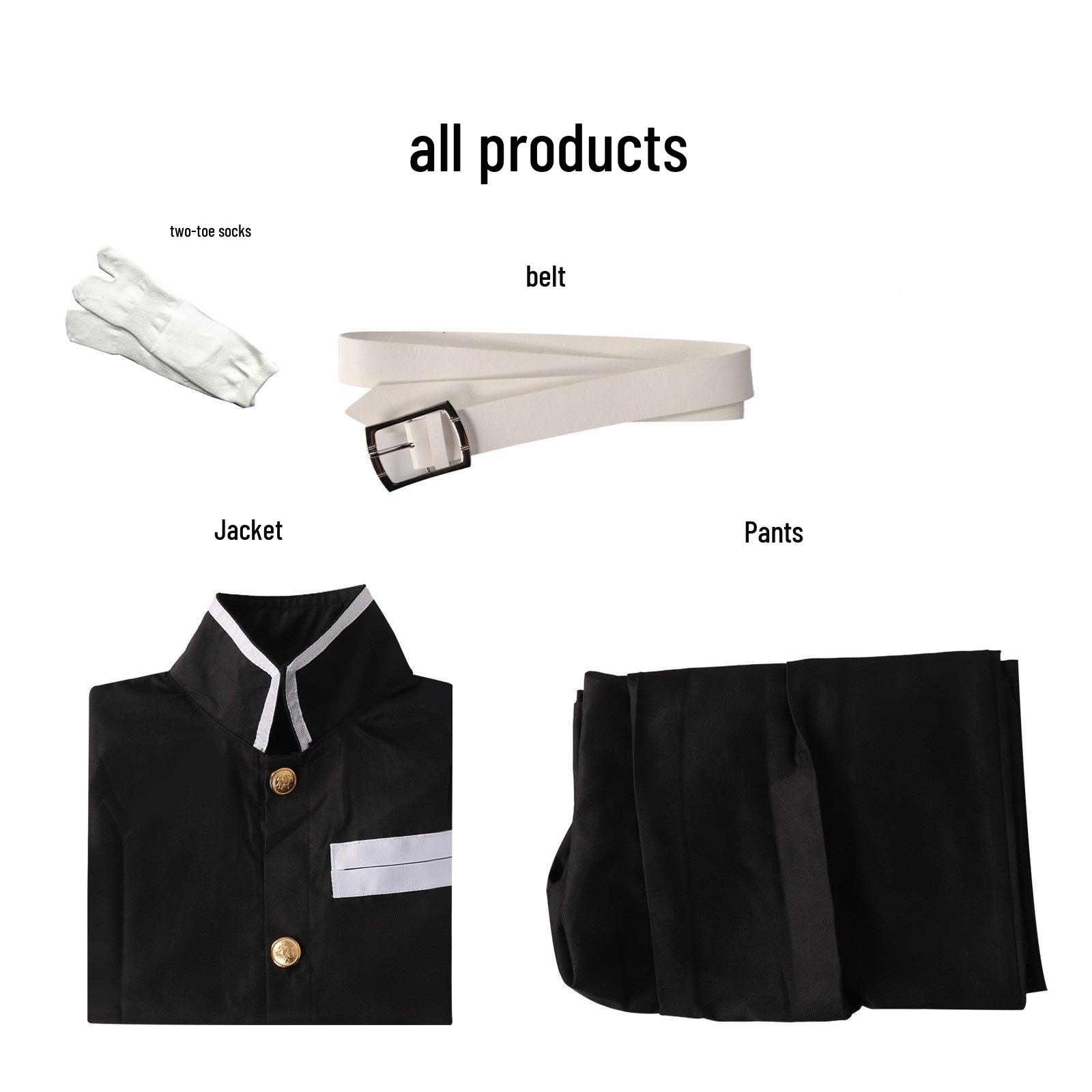 

Убийца демонов: Комплект костюма для косплея Муичиро Токито, Стол Тумана, мужской M