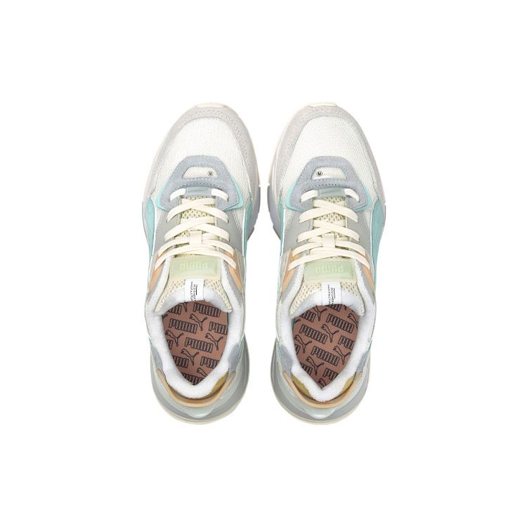 Puma Mirage Leather Casual Outdoor Low-Top Lifestyle Shoes Unisex Sneaker Gray Pink Blue 380696-04