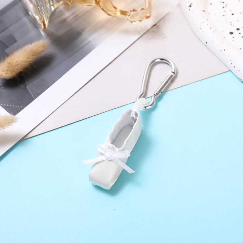 Mini Ballet Shoe Keyring Stylish Pendant Keychain Birthday Gift for Dance Lovers