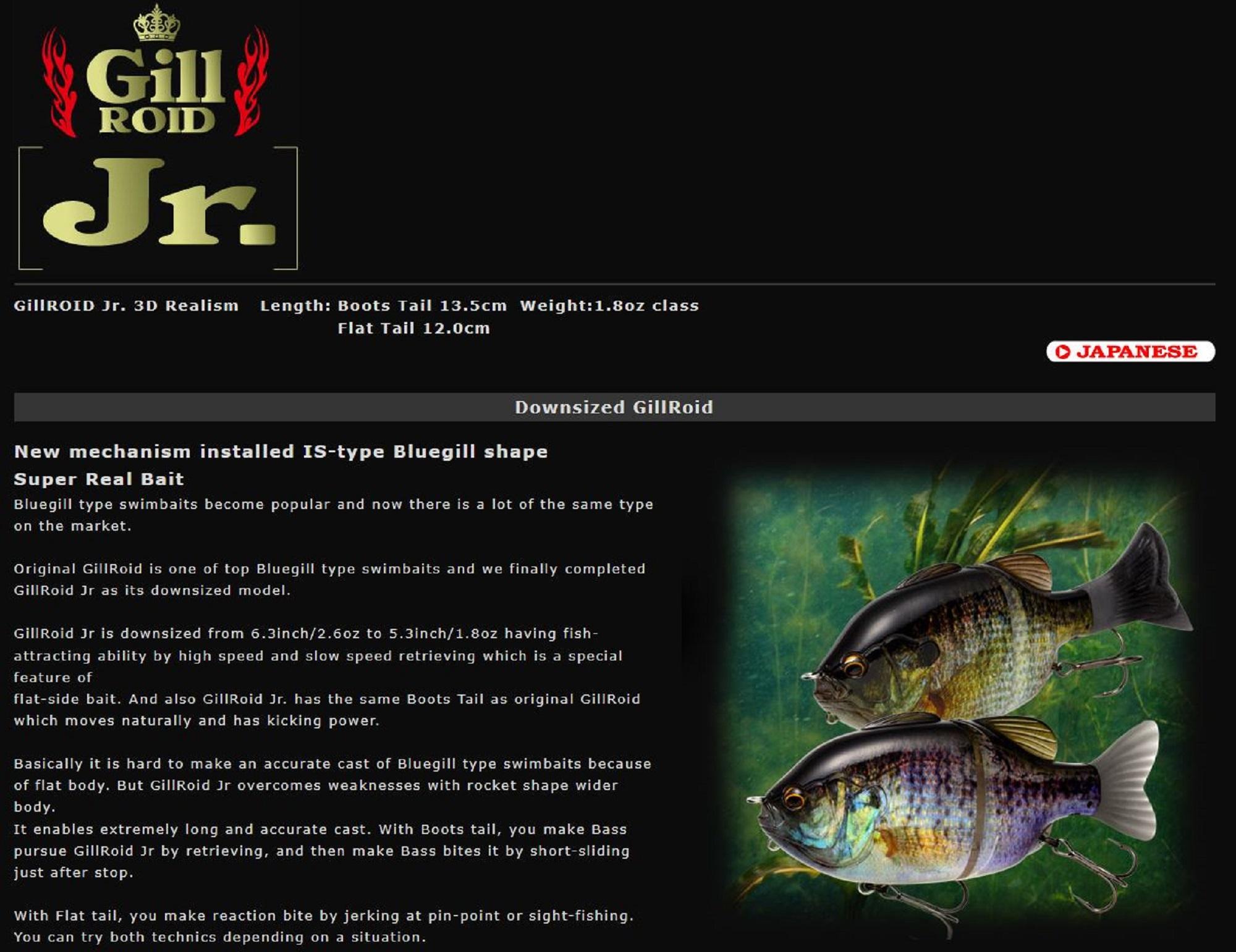 Leurre Flottant Imakatsu Gillroid Jr Shell Stratifié 135 Mm 1,8 Oz Couleur 672