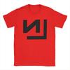 Bawełniana koszulka z logo Nine Inch Nails dla mężczyzn Bawełniana śmieszna koszulka męska damska z okrągłym dekoltem z krótkim rękawem pomysł na prezent