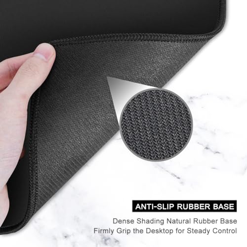 Quiet night sky long large size mouse pad edge lock thickened rubber table pad 800x300x3mm