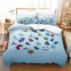 Comforter 26 Alphabet Lore Bedding Set Cartoon Anime Three-Piece Set Adult Kid Bedroom Duvet Sets Enlightenment 3D Print Kawaii