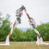 Artificial Wedding Arch Floral Swag Romantic Artificial Hanging Flowers Swag for Centerpiece Table Party Home Decor Pink White