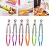 1 Pcs Silicone Food Clip Home Kitchen Stainless Steel Heat-resistant Clip BBQ Barbecue Clips Steak Fried Fish Bread Clips