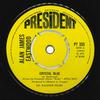 7inch Record ALAN JAMES EASTWOOD  Crystal Blue PT333 President Recor 1971 UK Rock Used