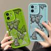 Candy Color Ink Butterfly Shell For Iphone 16 Pro 15 14 Pro Max 13 12 11 Pro Max Xr Xs X 7 8 Shockproof Tpu Soft Slim Case Cover