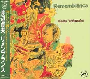 

CD SADAO WATANABE - Remembrance POCJ1446PROMO Verve Records 1999 Japan Jazz Used