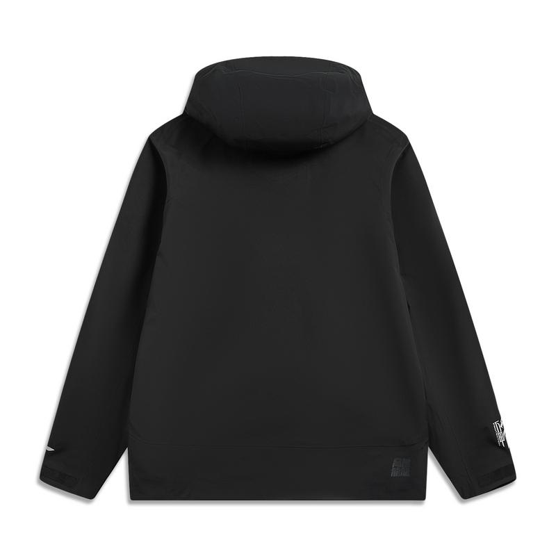 Li-Ning Outdoor CF Waterproof Windbreaker Unisex Jacket Black AEMW003-4