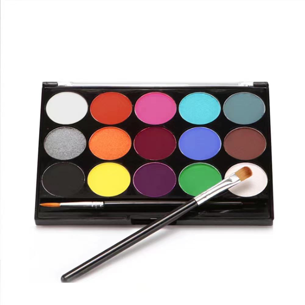 20-Color Oil-Based Face & Body Paint for Halloween & Christmas Makeup