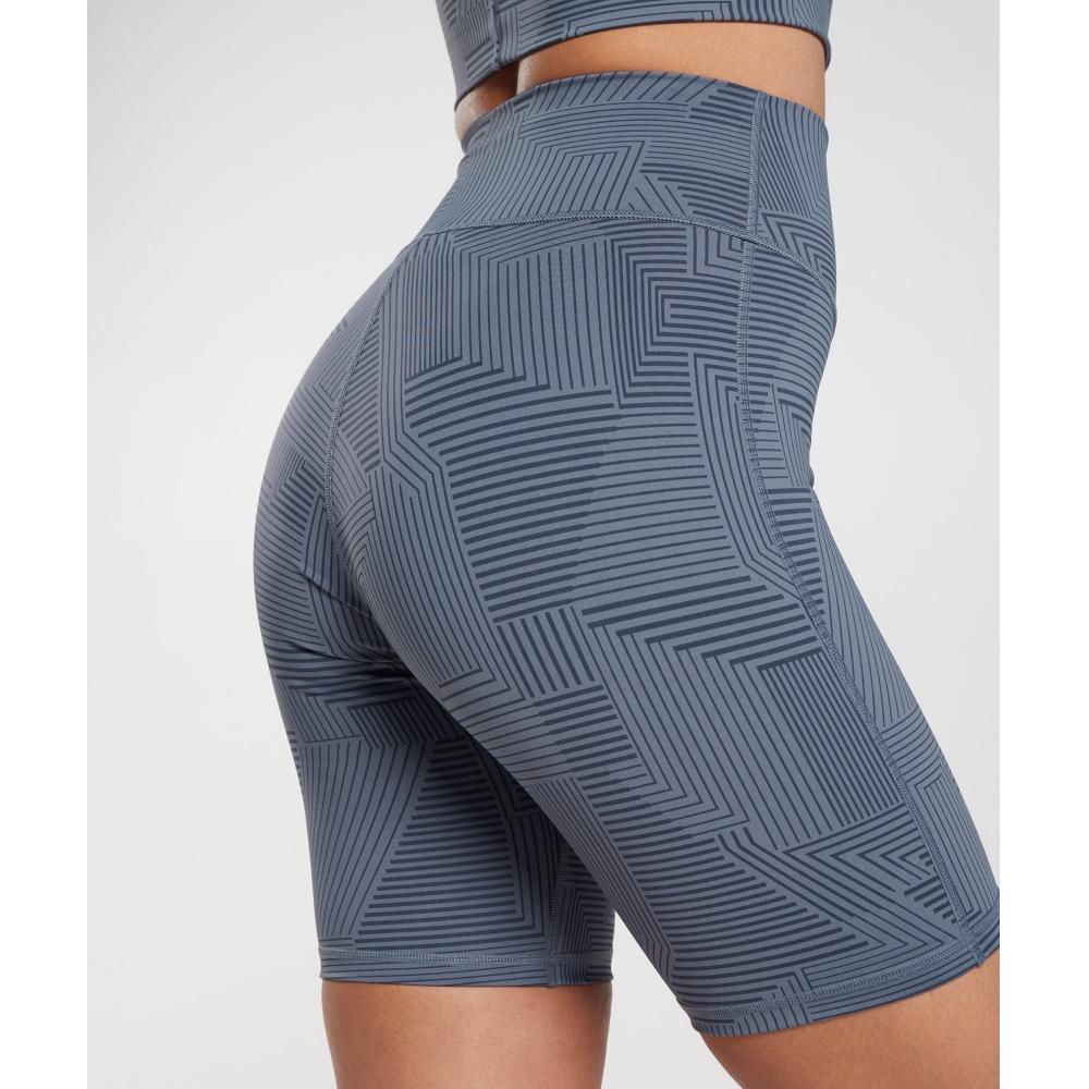 Gymshark Elevate Cycling Shorts Evening Blue B3a7i Ub0g
