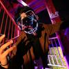 1PC LED Luminous Neon Mask  Light Up Toy Mask Glowing Party Costume Accessory for Halloween Stage Cosplay Festival Night Event