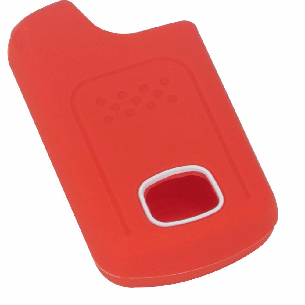 Jingyuqin 3 Buttons Remote Silicone Car-Styling Key Cover Case Set Stickers For Honda Accord Crv Civic 2006 2011 2013 2014 2015