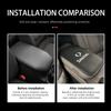 Leather Car Armrest Mat Center Console Protection Cushion Cover For SsangYong Actyon Sport Korando Rexton Kyron Rodius Tivoli