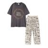 LORD OF THE RINGS Kurzärmliges langes Pyjama-Set mit Logo für Herren