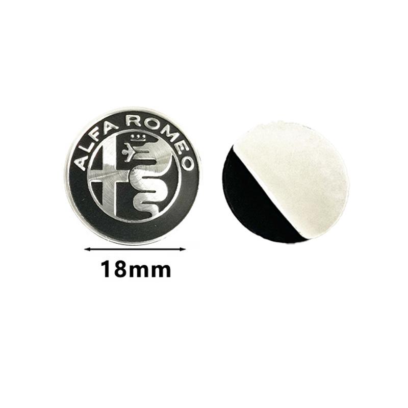 Trbdm9 Car Key Stickers Auto Control Keychain Emblem Accessories For Alfa Romeo 156 159 147 4C 8C 166 Giulia Giulietta Mito Stelvio GT