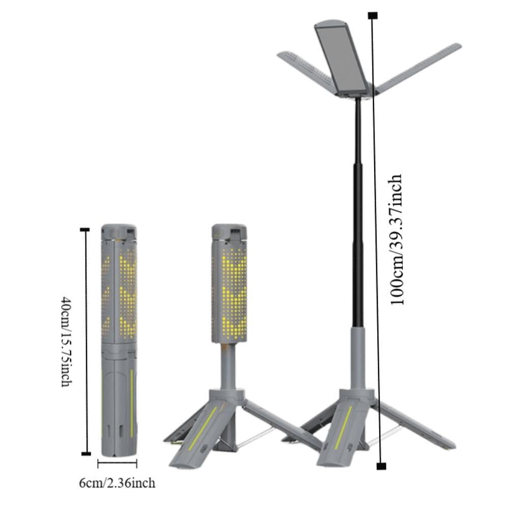Stepless Dimming Folding Camping Light Multi-color Lighting Outdoor Waterproof Lamp  Camping Use
