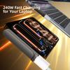 Durable PD 240W Foldable Phone Stand Data Transmission Fast Charging USB C Adapter Compact 2 In 1 e-Reader Bracket Data Sync