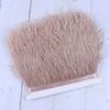 1 Meter Ostrich feather Trim Ribbon Dyed Various Long Ostrich Fringe 8-10CM feathers for crafts Dress/skirt Sewing Accessory