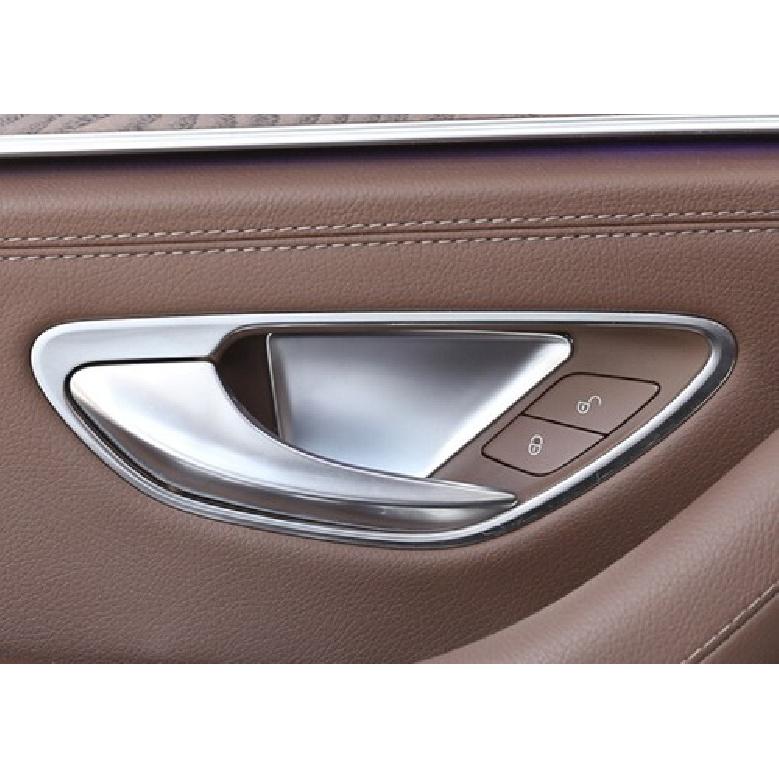 Bowl Sticke Panel Trim 2015- For Benz C-Class W205 Inner Door Matte Silver