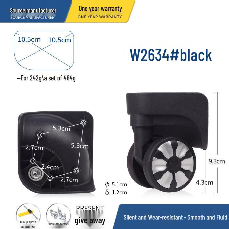 Rodas de Substituição Universal para Malas e Malas de Trolley