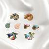 Stainless Steel Craft Charm Artistic Jewelry Component Conch Shape Necklace Making Accessories Suitable for Regular Use