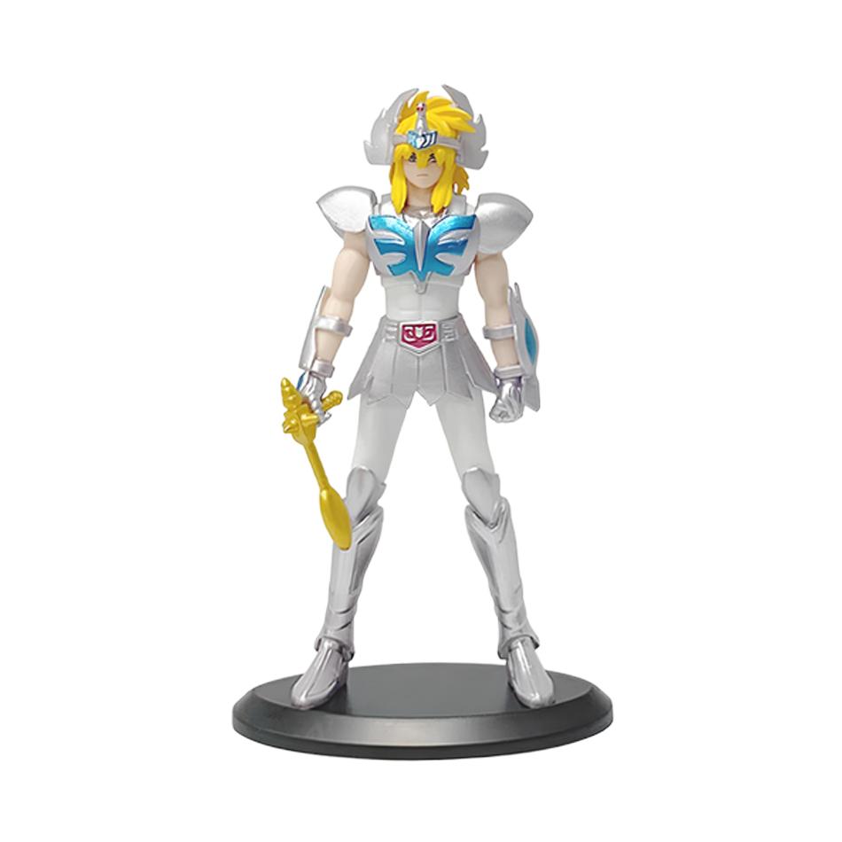 18CM Anime Figure Phoenix Ikki Hyoga Seiya Shiryu Standing Armor Model Children's Toys PVC Box Desktop Collection Decoration