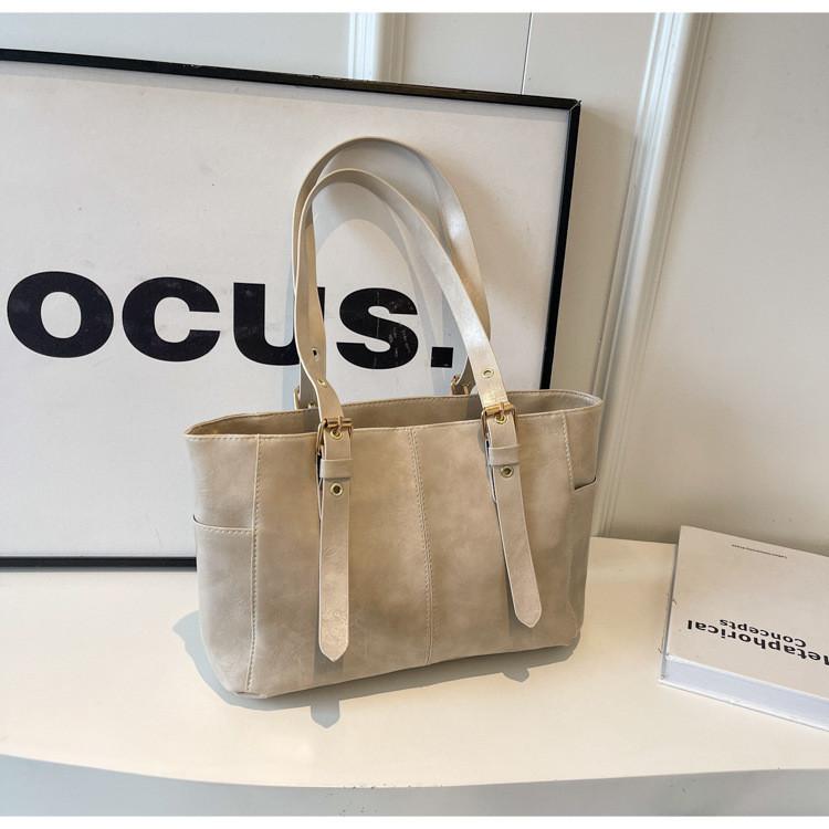 Stylish And Simple Car Stitched Texture Shoulder Bag For Women 2024 Winter New Single Shoulder Handbag