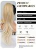 Synthetic Long Curly Layered Wavy Drawstring Pony Tail 24-inch For Women Heat Resistant Fake Hair