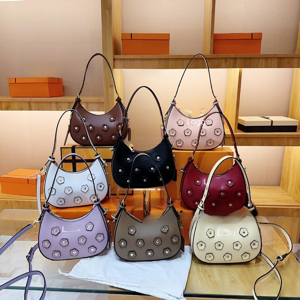 Flower Three Dimensional Trendy Small Women Bag Inner Pocket Design Zipper Bags