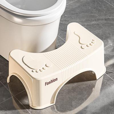 Non-slip Bathroom Toilet Aid Footstool for Adults & Children