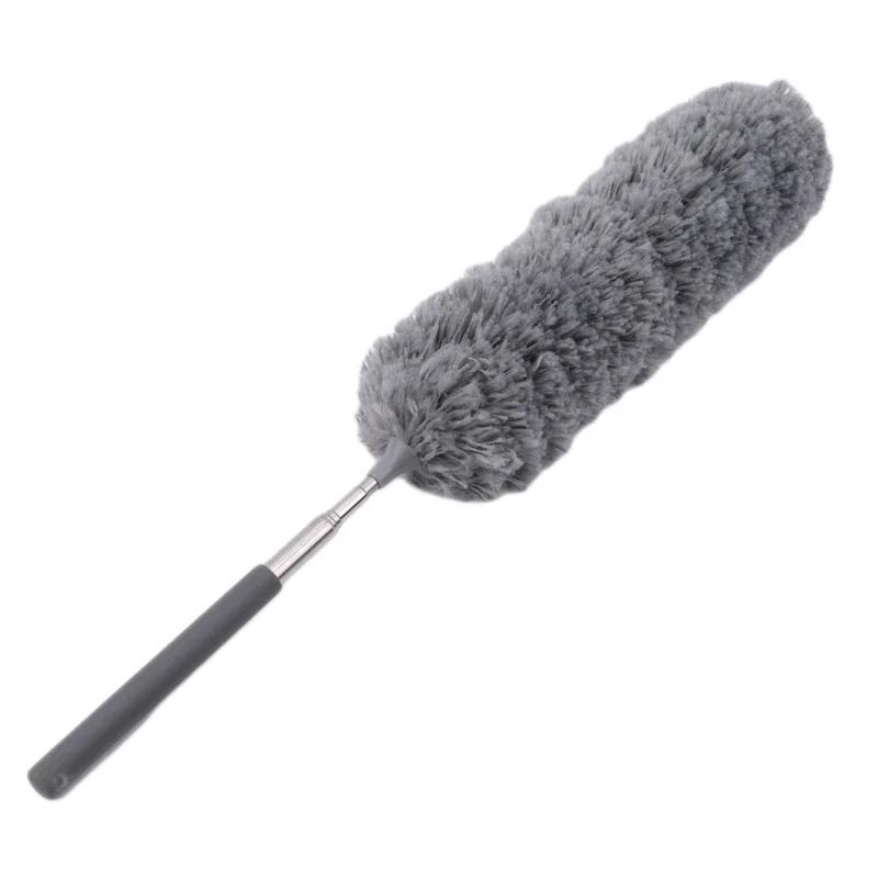 Extendable Microfiber Duster Brush for Home Car Furniture Cleaning Anti Dusting Handheld Dust Removal Tool with Feather Design