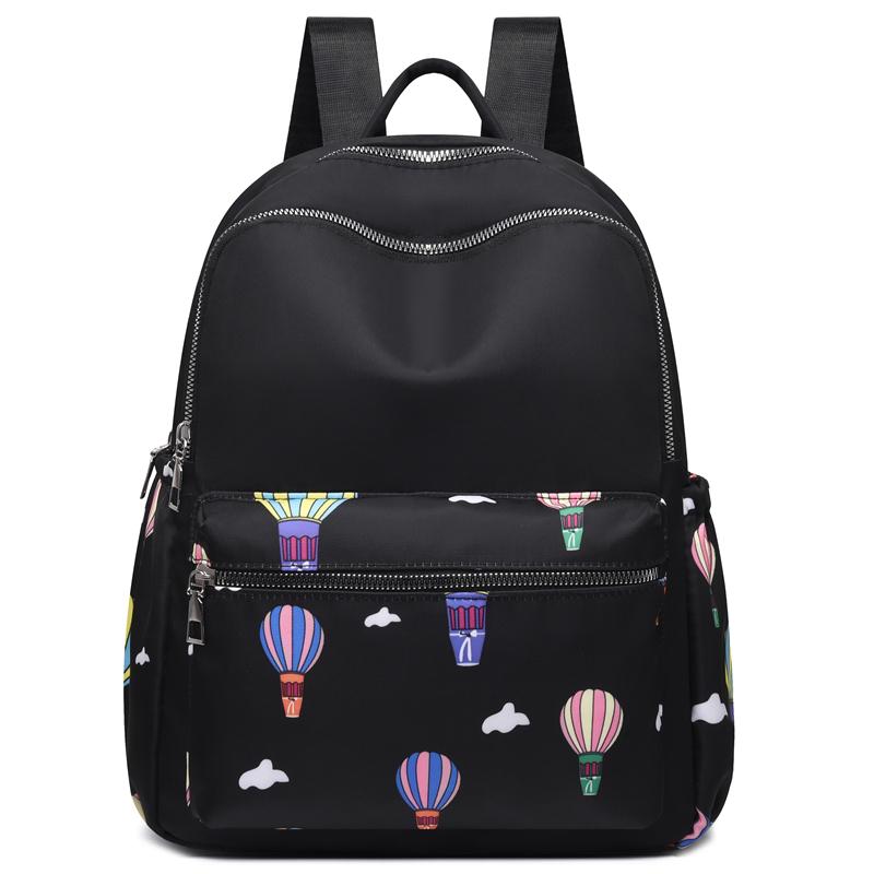 Rucksack Damentasche Neuer mehrschichtiger Outdoor-Reiserucksack mit großer Kapazität aus Nylon, lässiger Damenrucksack