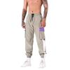 Pánské volné sportovní kalhoty s dlouhým panelem, fitness, běžecké a tréninkové kalhoty
