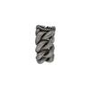 Gucci Interlocking Double G Pattern Vintage Distressed Matte 925 Silver Ring Unisex ring 599740-J8400-0811