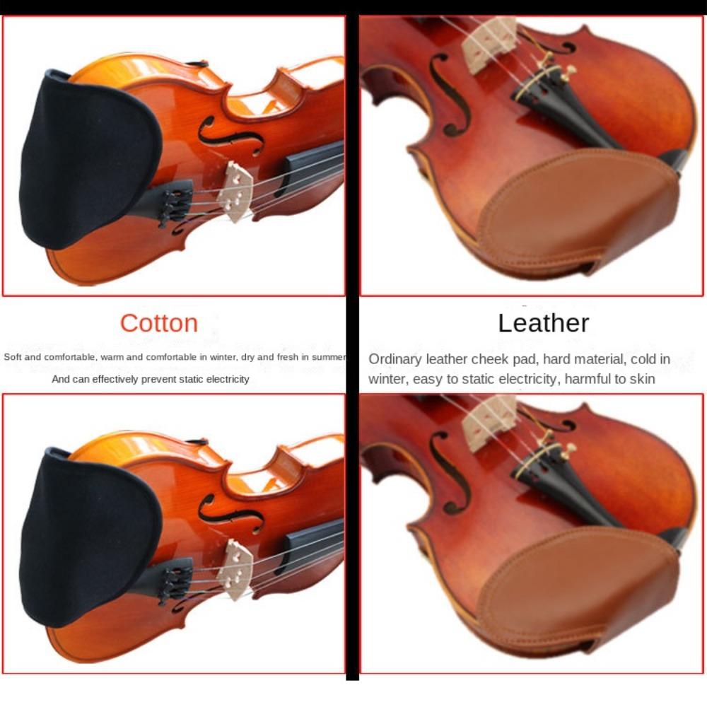 Cotton Violin Shoulder Rest Pad Protector Fiddle Soft Cotton Cover String Instrument Accessories