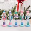 Christmas Nutcracker Figurines 5 Pieces Festival Desk Display Ornament Nutcracker Christmas Decoration Figurines For Home